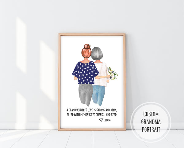 Grandma Gifts For Mothers Day | Custom Grandma Gift | Ollie + Hank