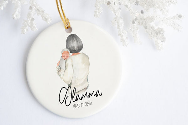 Grandmas First Christmas Ornament | Grandma & Baby Ornament | Ollie + Hank