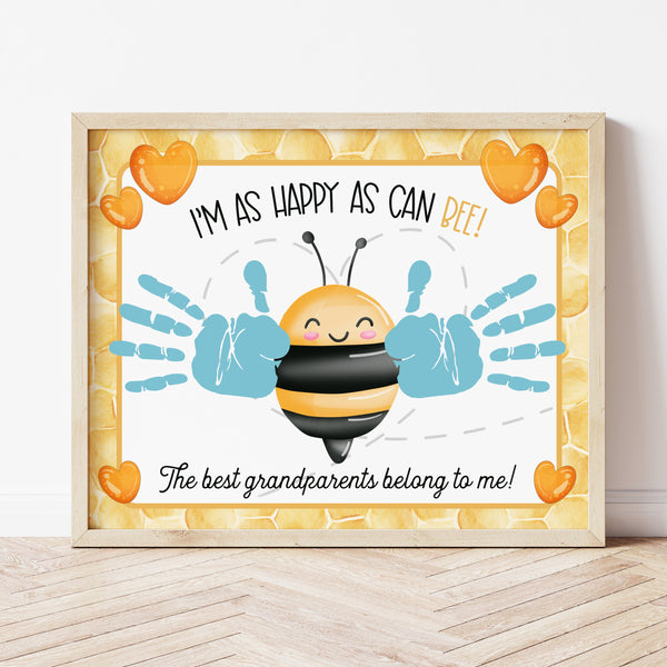 Creative Grandparents Day Card | Handprint Art For Grandparents | Ollie + Hank