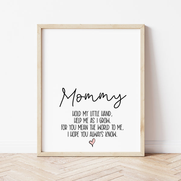 Handprint Art For Mom | Ollie + Hank