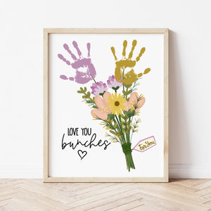 Handprint Flowers For Preschool | Handprint Flower Bouquet | Ollie + Hank