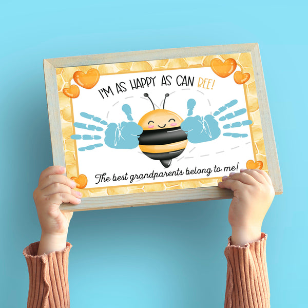 Grandparents Day Card | Handprint Keepsake Ideas | Ollie + Hank