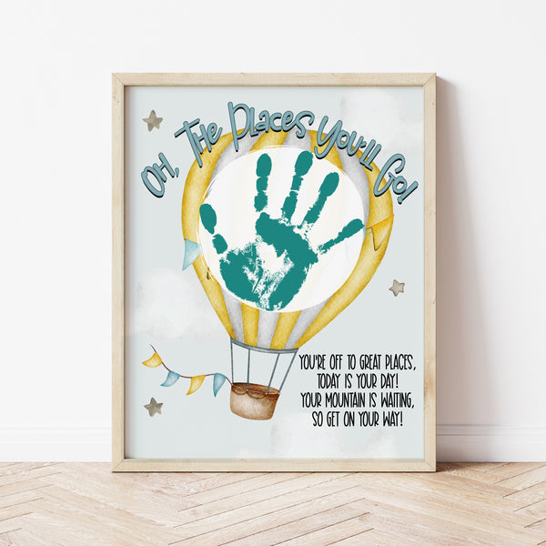 Kindergarten Graduation Craft | Oh The Places You'll Go Craft | Ollie + Hank