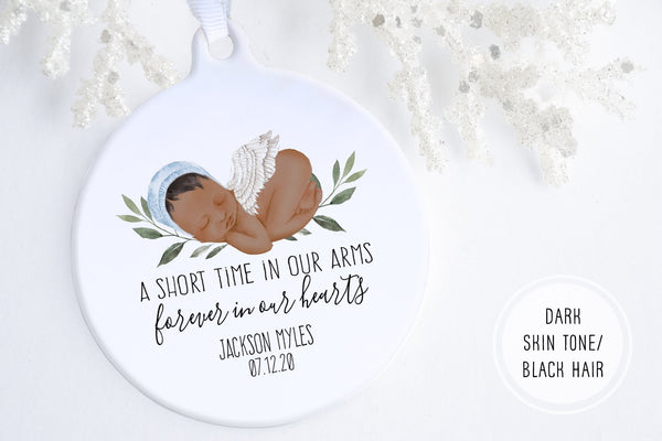 Memorial Ornament For Baby | Angel Baby Ornament | Ollie + Hank
