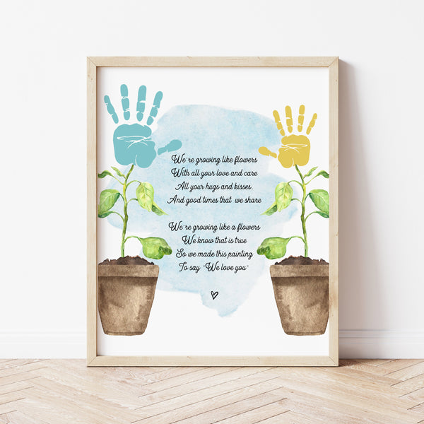 Mother's Day Craft Ideas | I'm Growing Like A Flower Print | Ollie + Hank