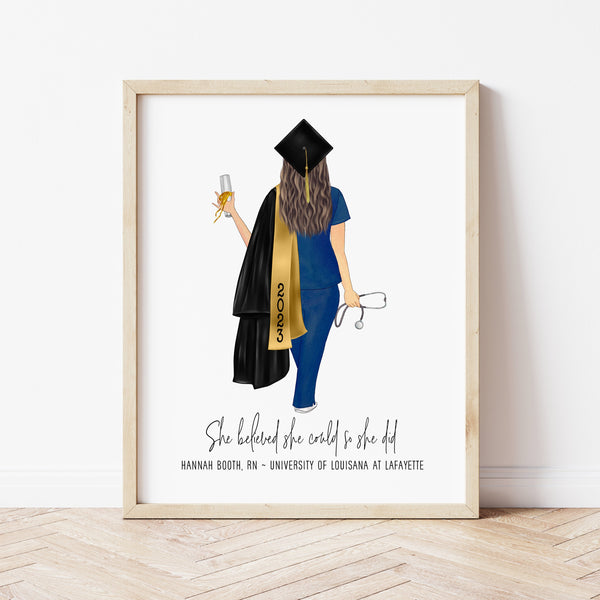 Nurse Graduation Gifts For Her | Nurse Wall Art | Ollie + Hank