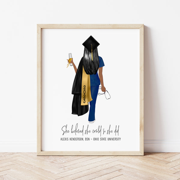 Nurse Graduation Gifts For Her | Nurse Wall Art | Ollie + Hank