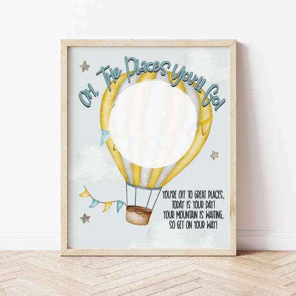 Kindergarten Graduation Craft | Oh The Places You'll Go Craft | Ollie + Hank