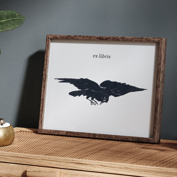Dark Academia Decor | Raven Painting | Ollie + Hank