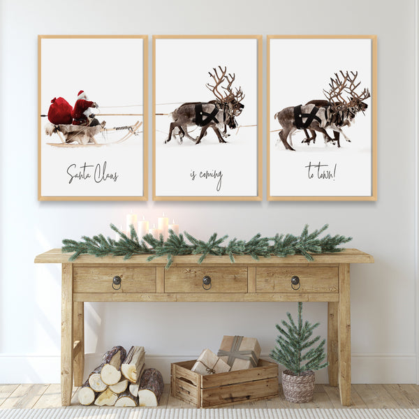 Printable Christmas Art | Santa Claus Art | Ollie + Hank