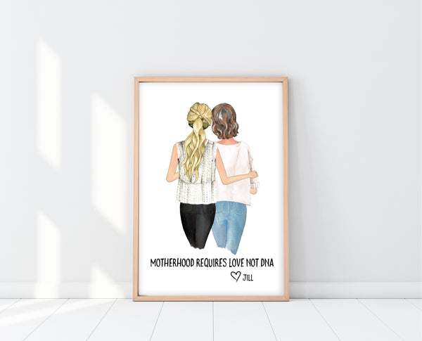 Step Mom Gift | Step Mom Print | Ollie + Hank