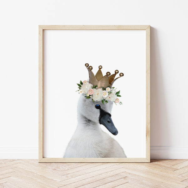 Swan Lake Nursery | Swan Princess Nursery Art Print | Ollie + Hank