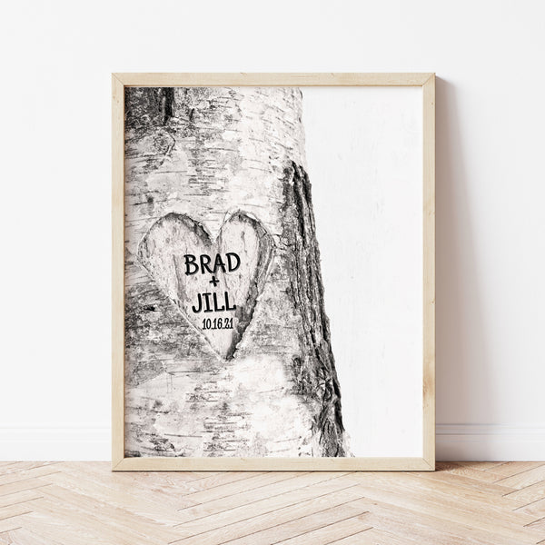 Valentine Gift For Him Idea | Sweetheart Tree Print | Ollie + Hank