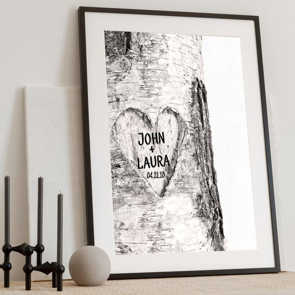 Valentine Gift For Man | Sweetheart Tree Print | Ollie + Hank