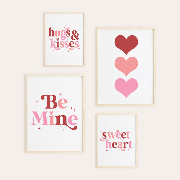 Valentines Day Decor | Valentines Day Wall Art Set | Ollie + Hank