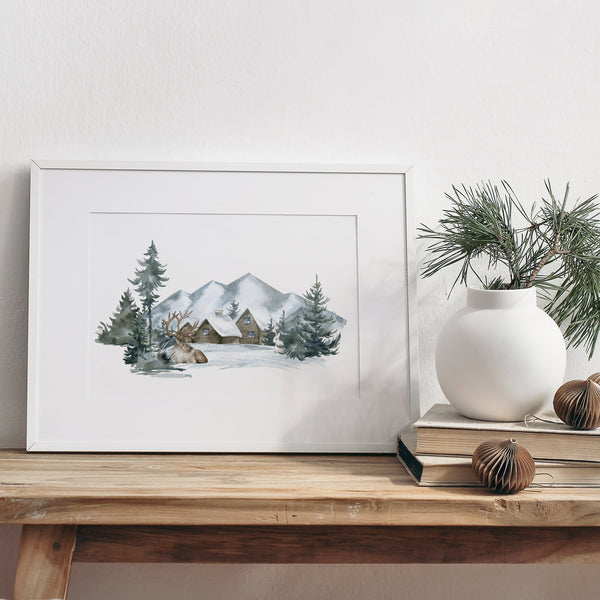 Christmas Wall Art | Winter Wonderland Art | Ollie + Hank
