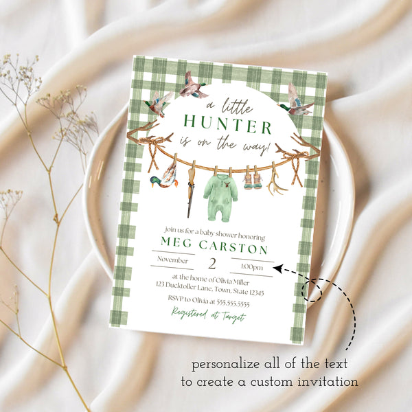 Duck Hunting Baby Shower | A LIttle Hunter Is On The Way | Ollie + Hank