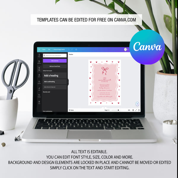 Valentines Baby Shower | A Little Sweetheart Is On The Way Invitation | Ollie + Hank