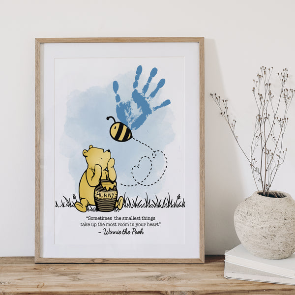 Handprint Art For Grandma | Winnie The Pooh Craft | Ollie + Hank