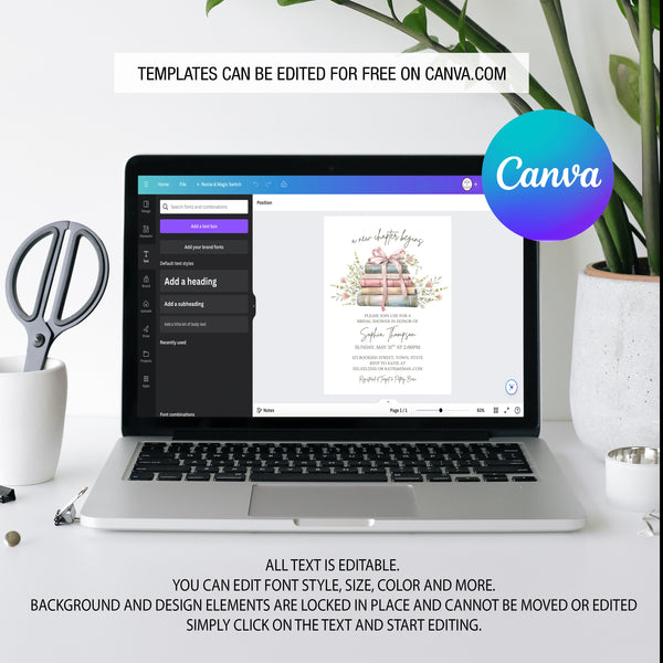 A New Chapter Begins Bridal Shower | Book Themed Bridal Shower | Ollie + Hank