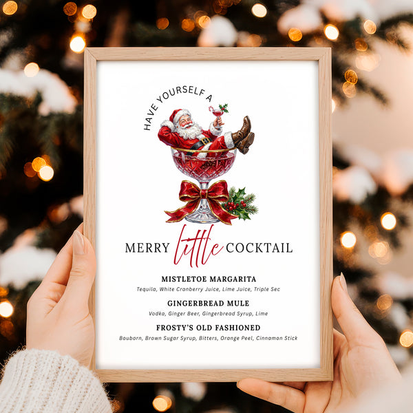 Christmas Bar | Christmas Cocktail Party Menu | Ollie + Hank