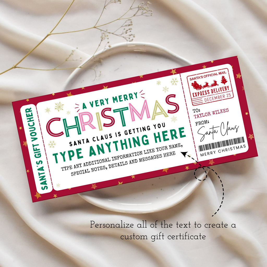 Holiday Gift Voucher | Christmas Gift Certificate Template | Ollie + Hank holiday-gift-voucher-christmas-gift-certificate-template-ollie-hank