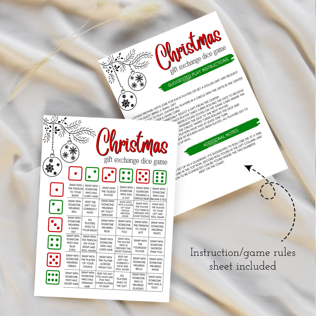 Christmas Gift Exchange Dice Game | Ollie + Hank christmas-gift-exchange-dice-game-ollie-hank