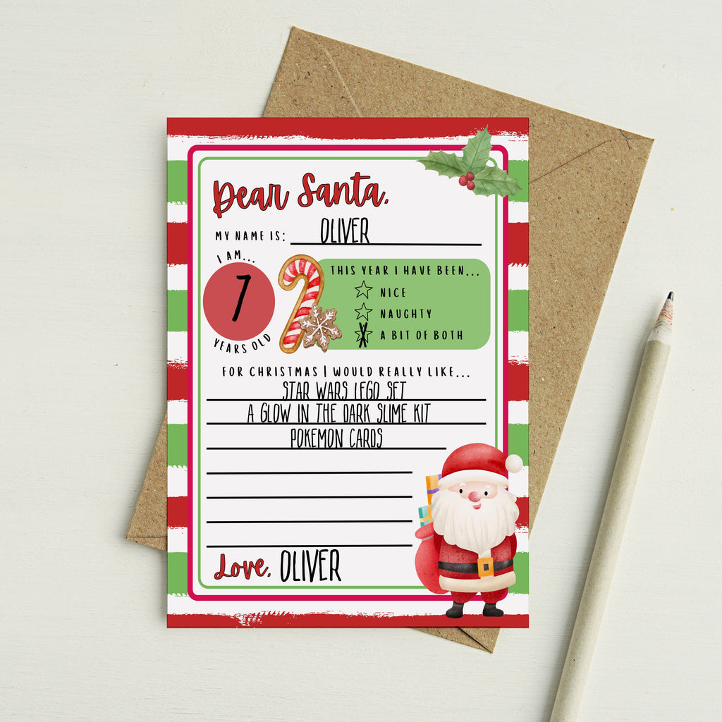 Christmas List Template Printable | Letter To Santa | Ollie + Hank christmas-list-template-printable-letter-to-santa-ollie-hank