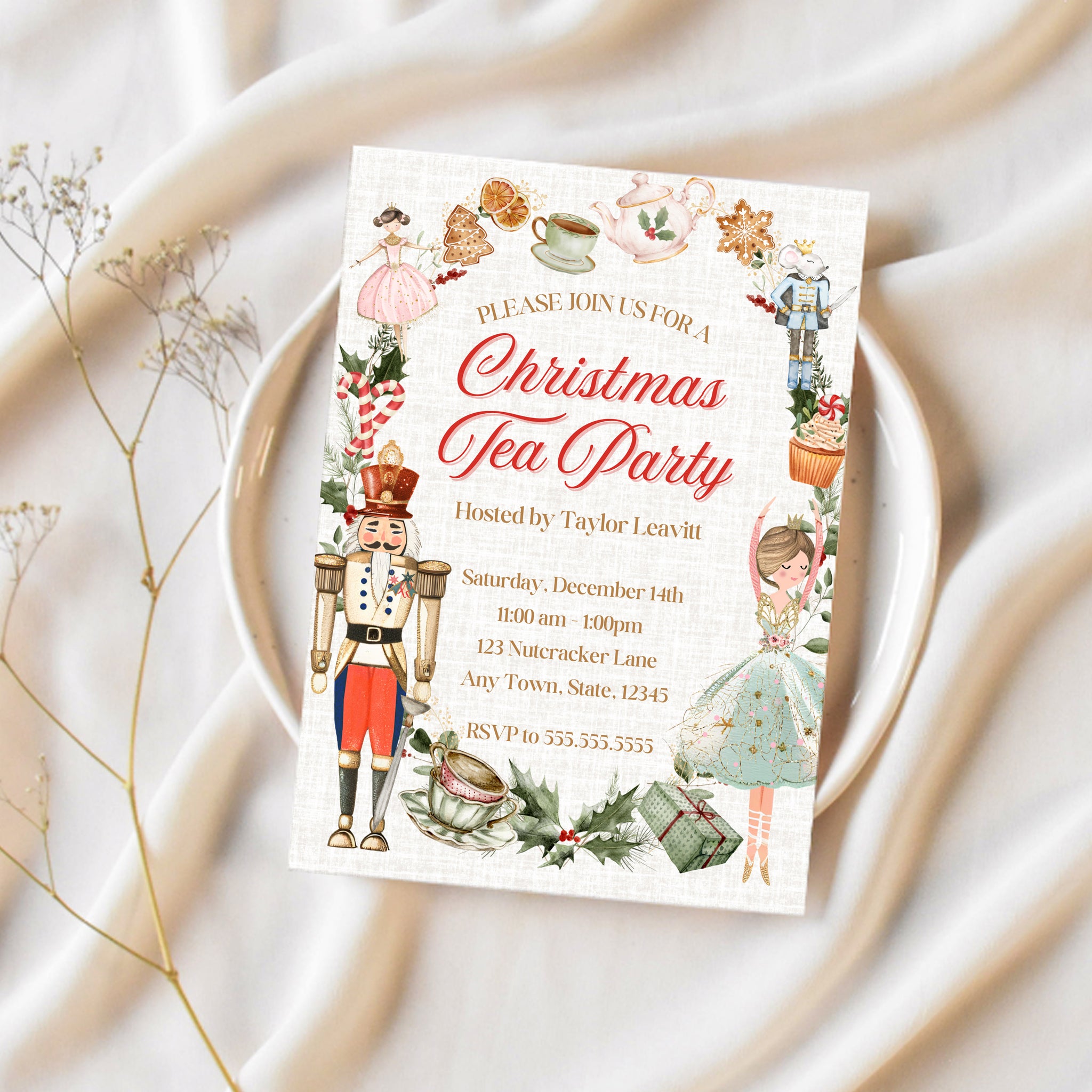 Christmas Tea Party | Nutcracker Tea Party | Ollie + Hank