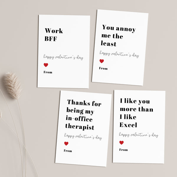 Funny Coworker Valentines | Coworker Valentine Cards | Ollie + Hank