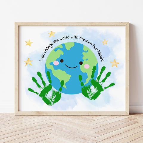 Earth Day Handprint Craft | Earth Day Craft For Toddlers | Ollie + Hank