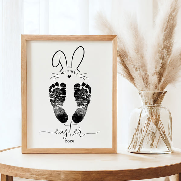 Easter Crafts For Infants | Easter Footprint Crafts | Ollie + Hank