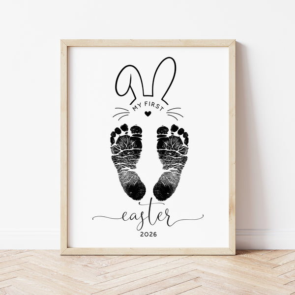 Easter Crafts For Infants | Easter Footprint Crafts | Ollie + Hank