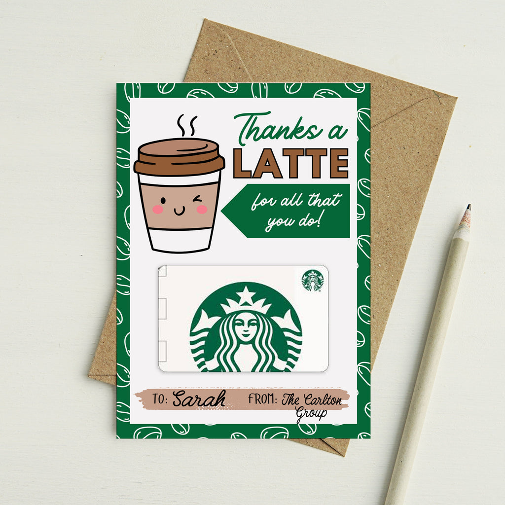 employee-appreciation-gift-thanks-a-latte-ollie-hank for Thanks A Latte Free Printable Gift Card Holder Employee Appreciation Gift | Thanks A Latte | Ollie + Hank for Thanks A Latte Free Printable Gift Card Holder