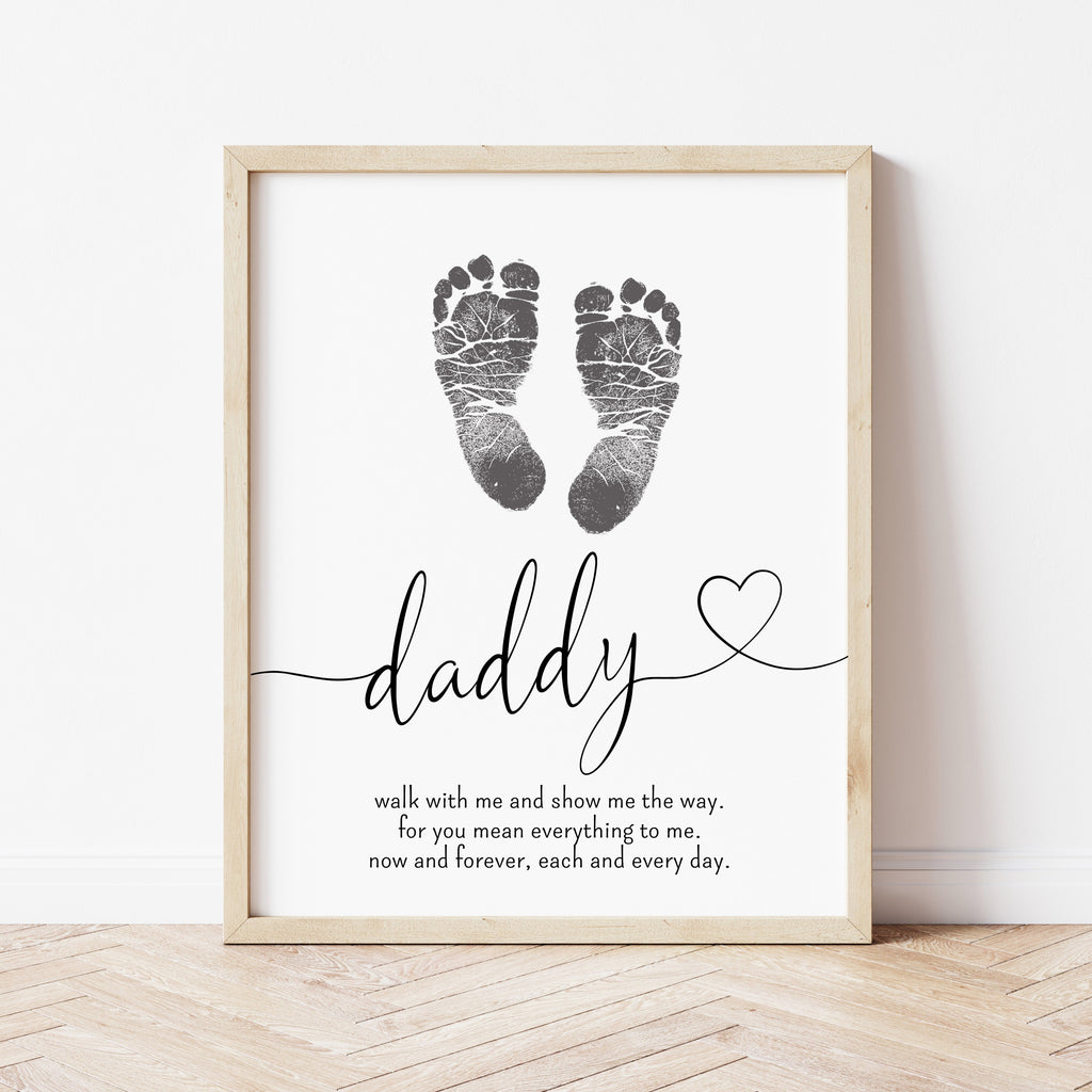 Father's Day Craft For Babies | Father's Day Footprint Art | Ollie + Hank father-s-day-craft-for-babies-father-s-day-footprint-art-ollie-hank