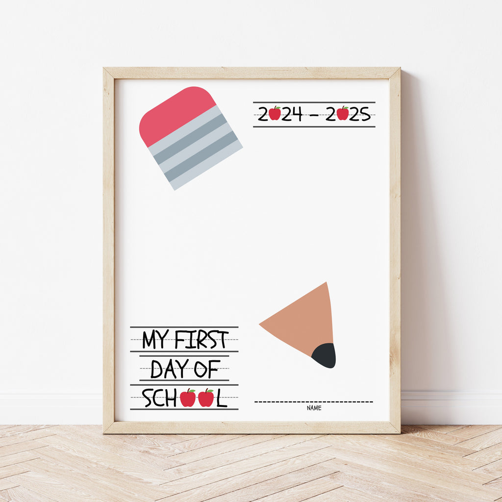 First Day Of Kindergarten Activities | First Day Of School Handprint | Ollie + Hank first-day-of-kindergarten-activities-first-day-of-school-handprint-ollie-hank