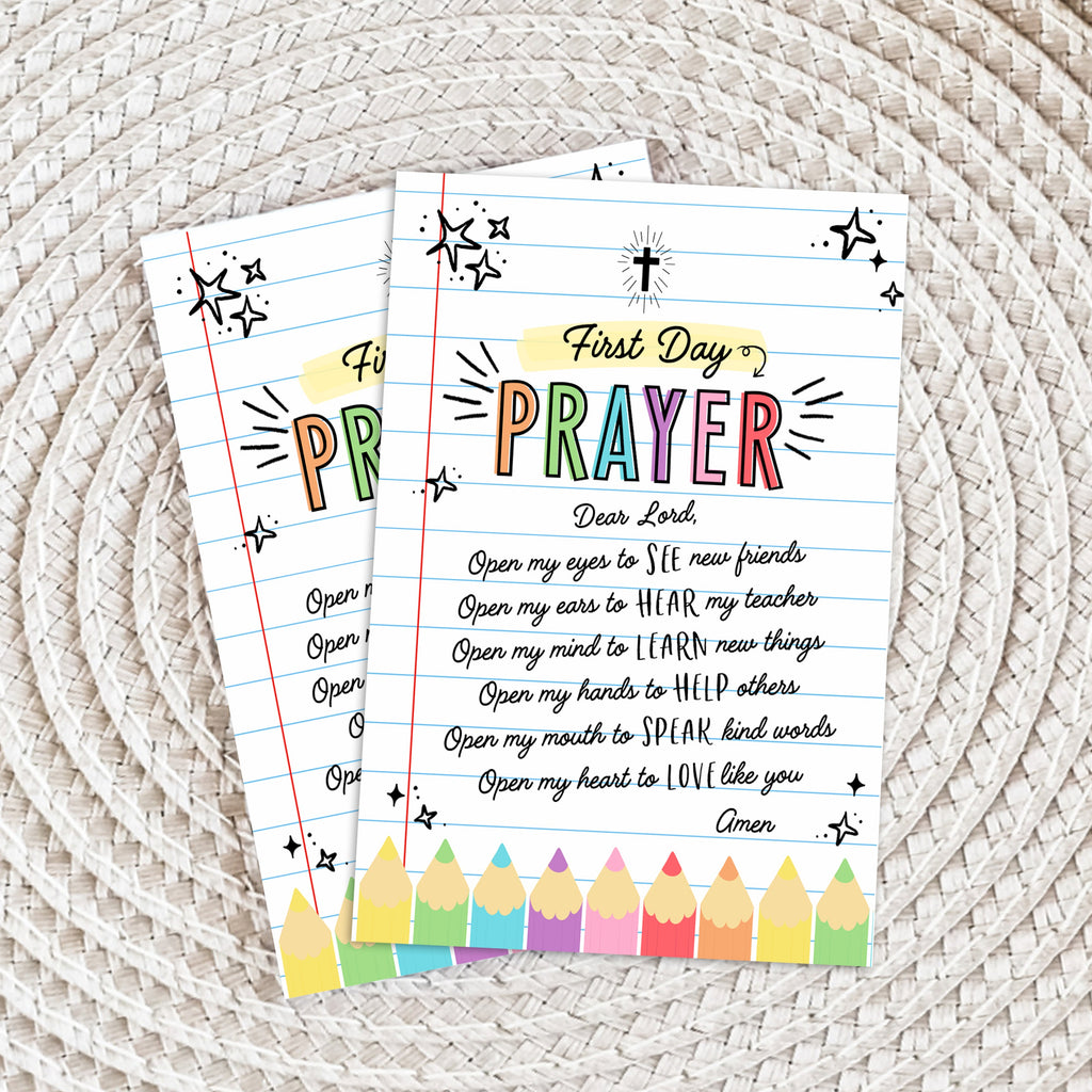 First Day Of School Prayer First Day Of School Prayer For Child