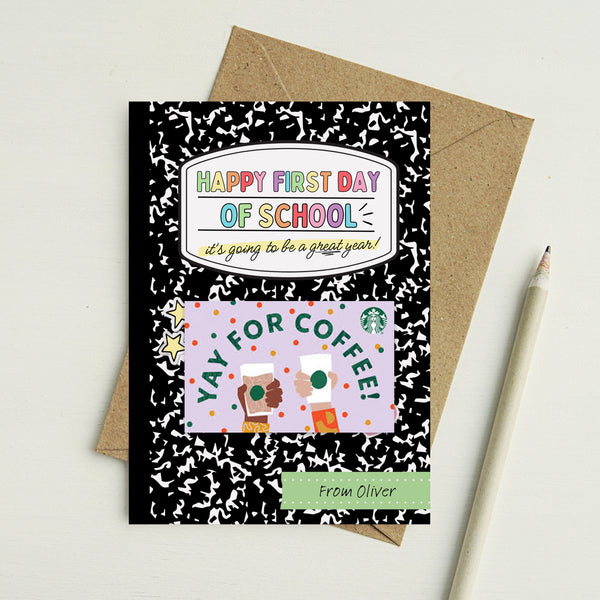 First Day Of School Teacher Gift | First Day Of School Card For Teacher | Ollie + Hank