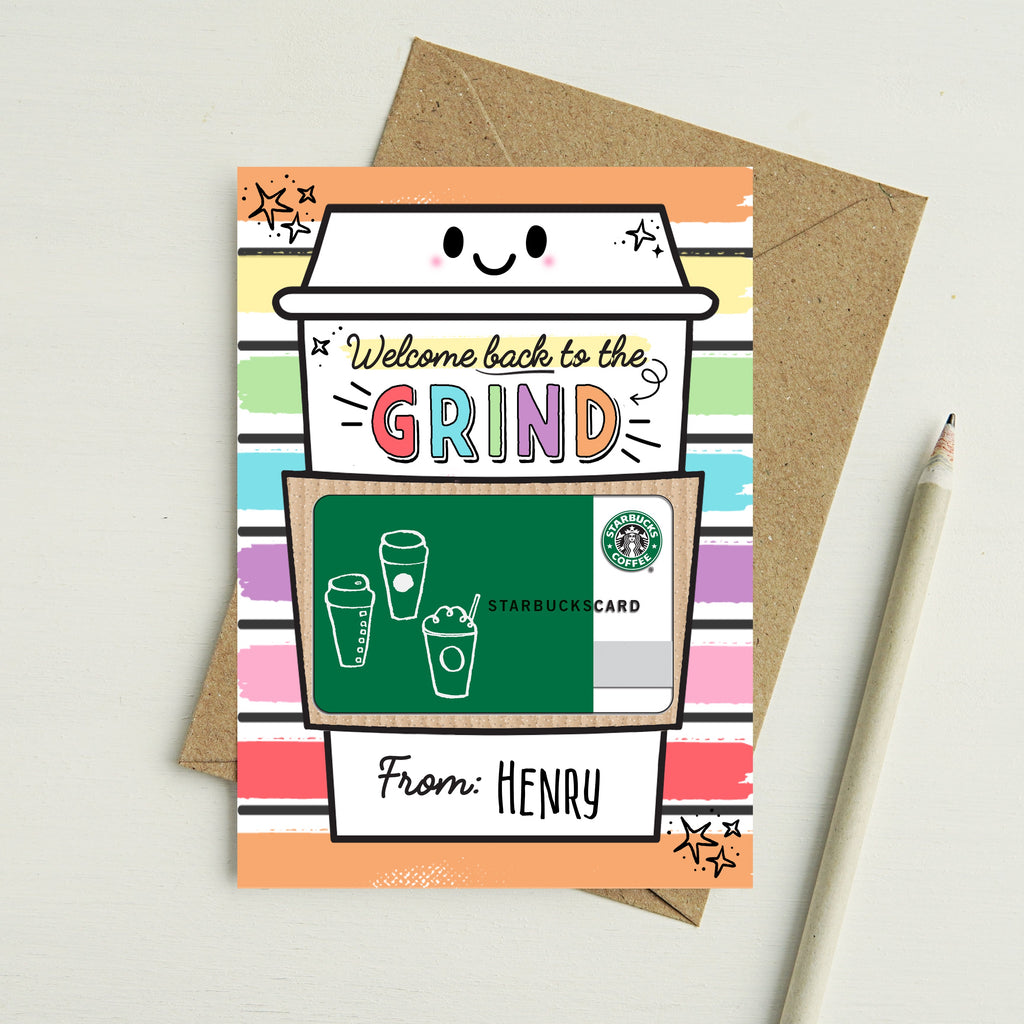 first-day-of-school-teacher-gift-coffee-gift-for-teacher-ollie-hank for Welcome Back To The Grind Free Printable First Day Of School Teacher Gift | Coffee Gift For Teacher | Ollie + Hank for Welcome Back To The Grind Free Printable