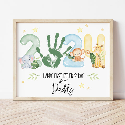 First Father's Day Card | Father's Day Craft For Infants  | Ollie + Hank