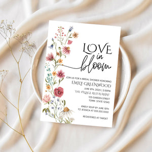 Floral Bridal Shower Invitation | Wildflower Bridal Shower | Ollie + Hank