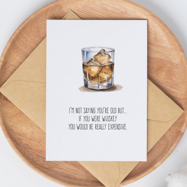 Funny Birthday Card For Husband | Whiskey Birthday Card | Ollie + Hank