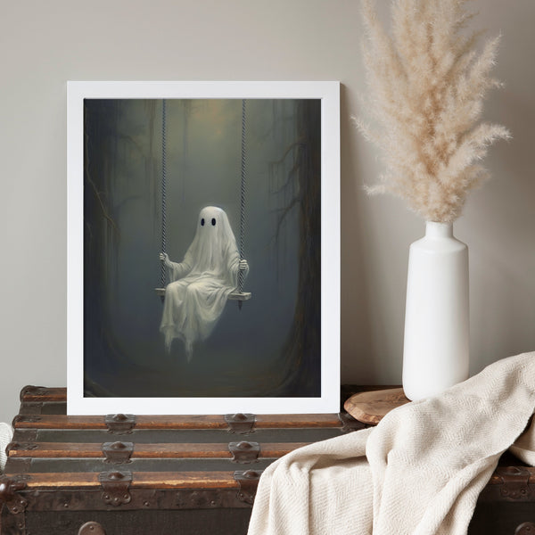 Ghost Print | Ghost On Swing | Ollie + Hank
