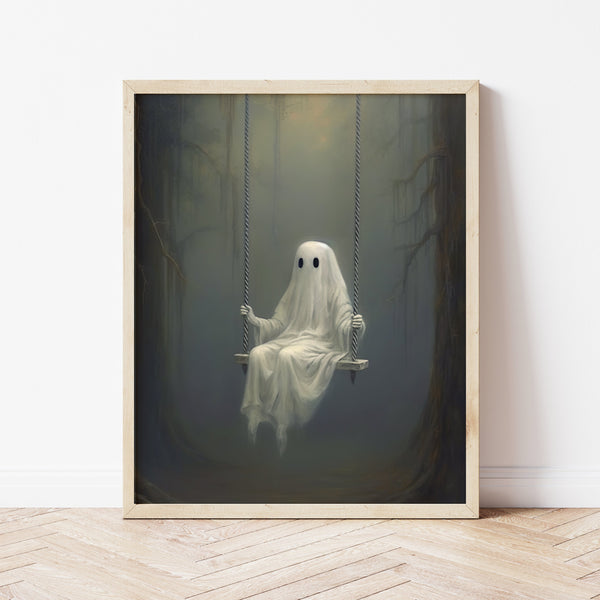 Ghost Print | Ghost On Swing | Ollie + Hank
