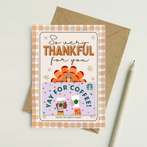 Gift Card For Thanksgiving | Thanksgiving Gift For Teacher | Ollie + Hank