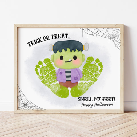 Halloween Crafts For Infants | Frankenstein Craft