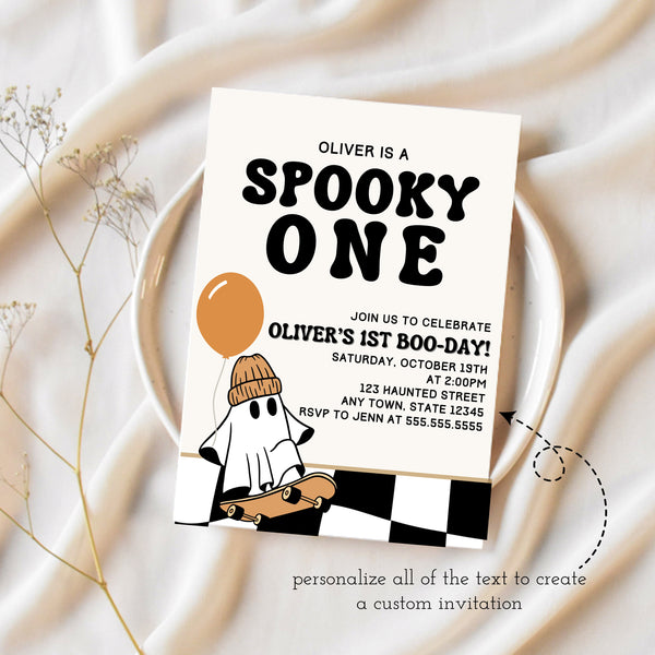 Spooky One Birthday | Halloween First Birthday | Ollie + Hank