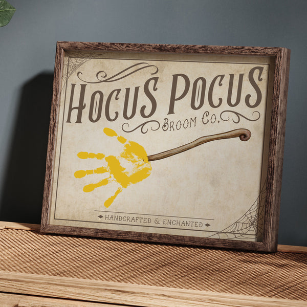 Hocus Pocus Sign | Halloween Handprint Art | Ollie + Hank
