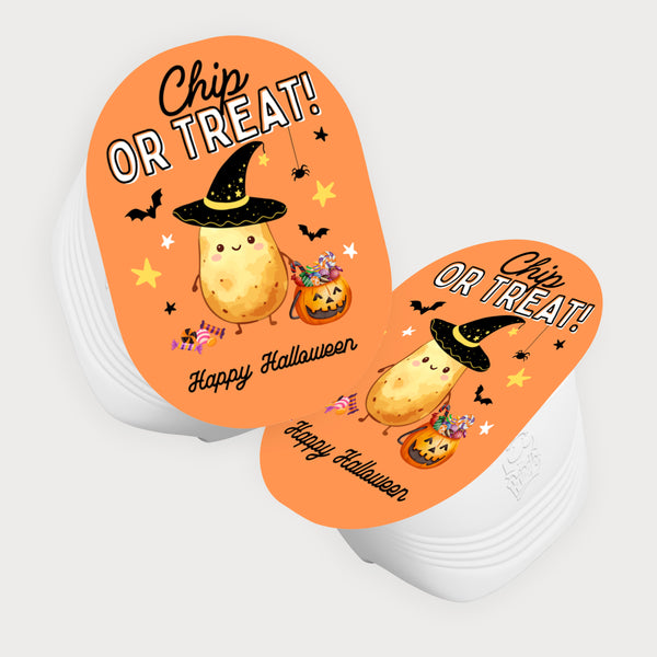 Halloween Treat Bag Labels | Halloween Chip Labels | Ollie + Hank