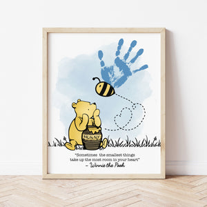 Handprint Art For Grandma | Winnie The Pooh Craft | Ollie + Hank
